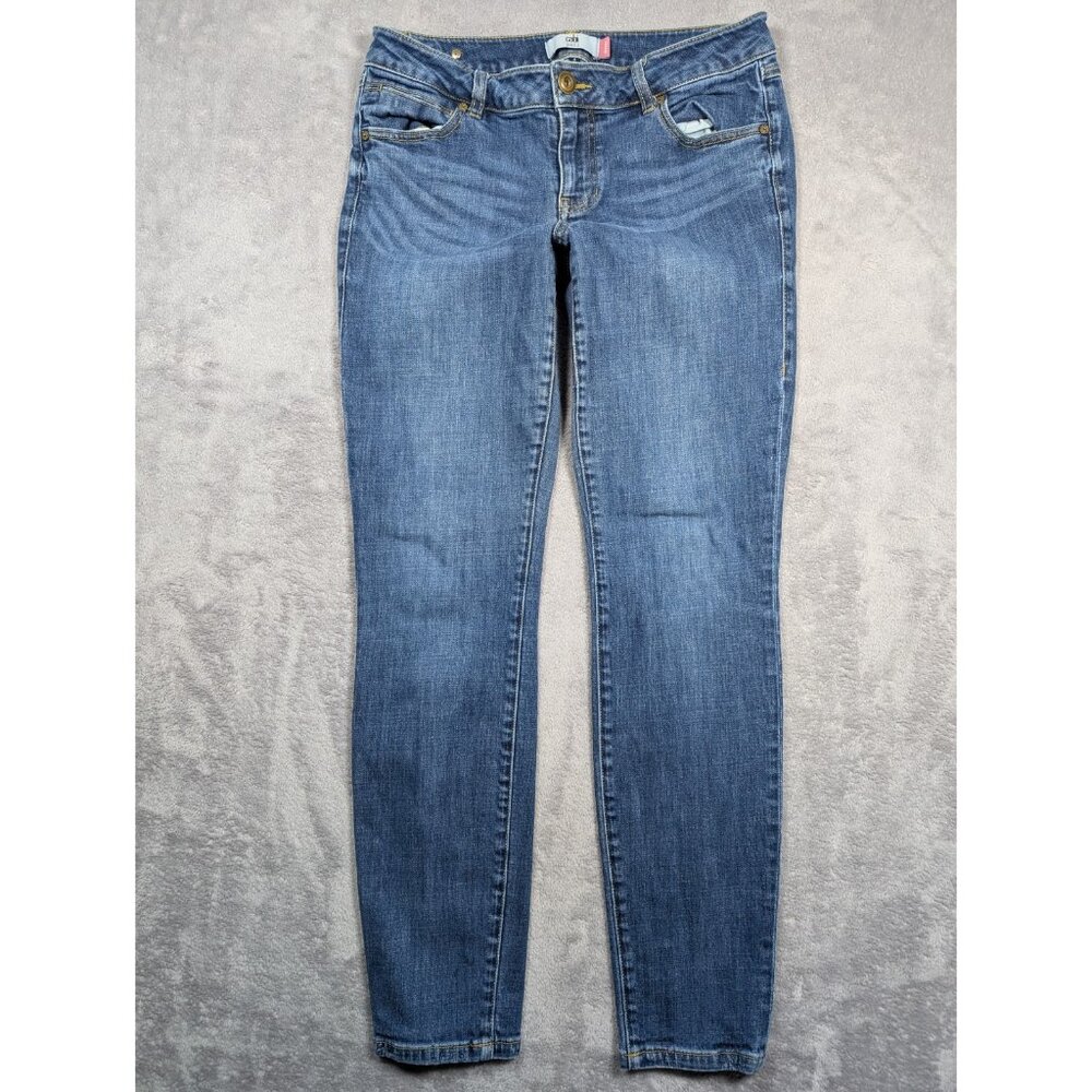 Cabi Jeans Womens Size 8 Medium Wash Skinny Fit Preppy Casual Streetwear
